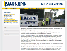Tablet Screenshot of kelburneconstruction.co.uk